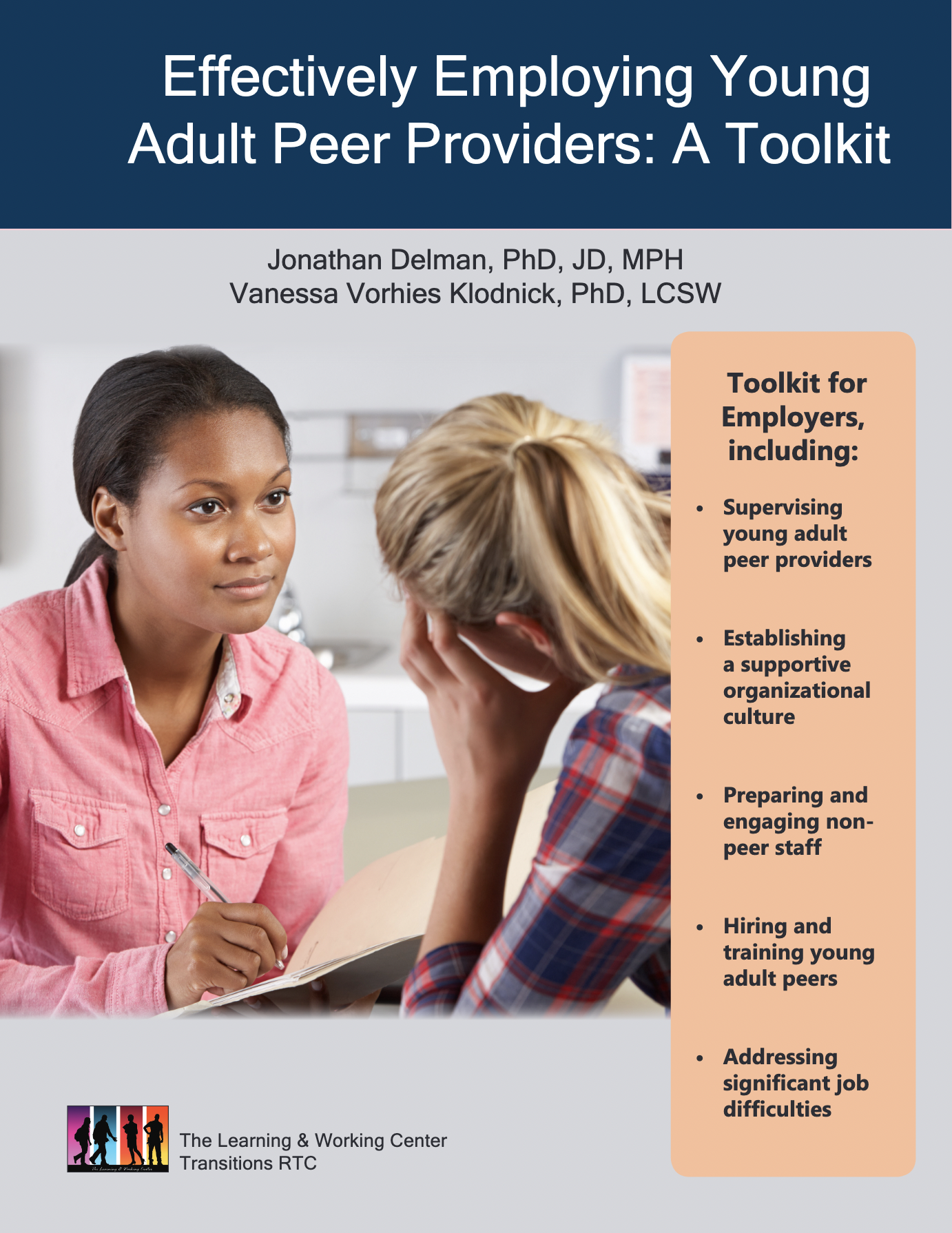 Screenshot of Effectively Employing Young Adult Peer Providers PDF