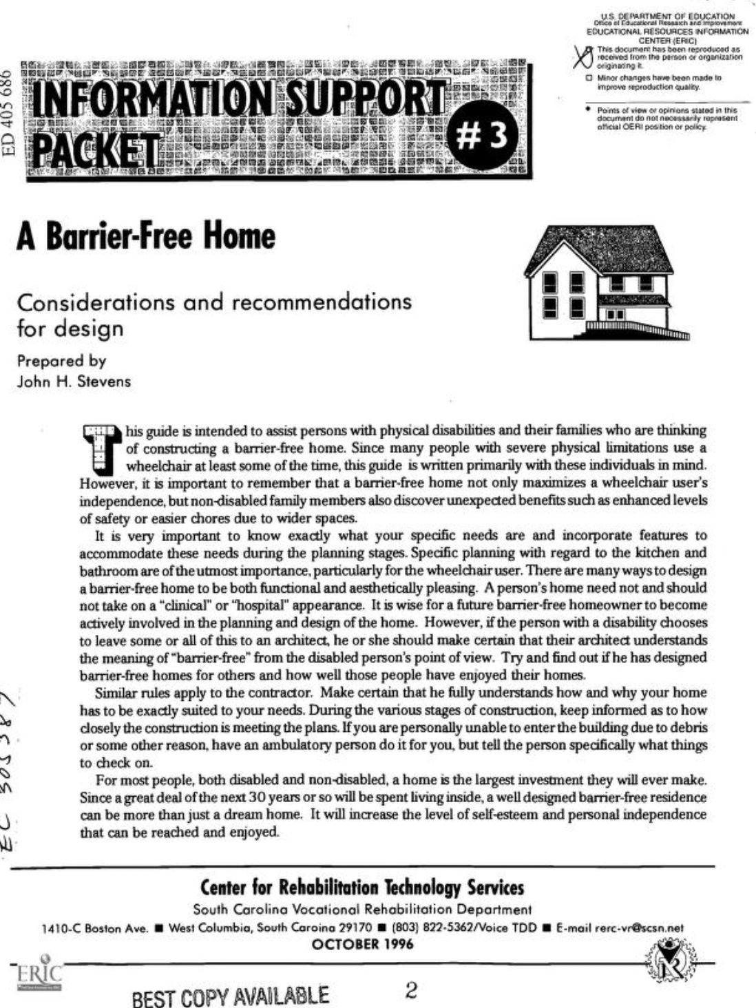 Screenshot of A Barrier-Free Home PDF