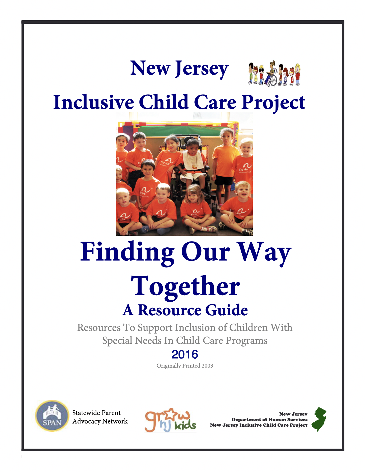 Screenshot of Inclusive Child Care Project PDF