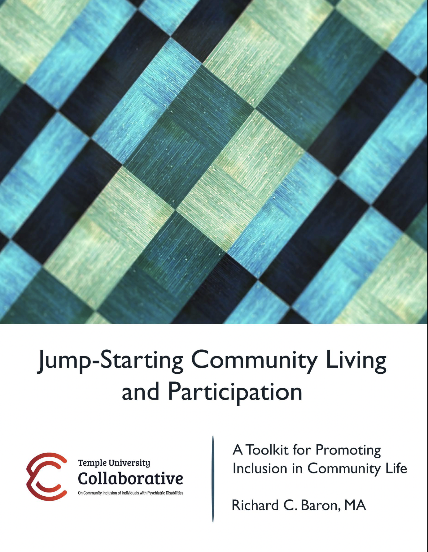 Screenshot of Jump-Starting Community Living and Participation PDF