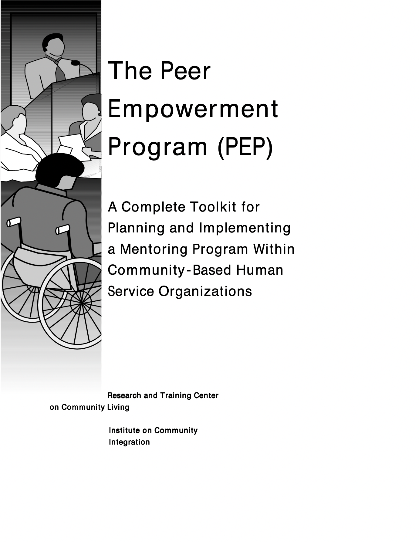 Screenshot of The Peer Empowerment Program (PEP) PDF